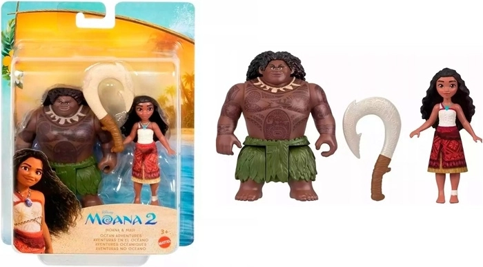 Disney Vaiana 2 figurakészlet Vaiana és Maui varázshorgával