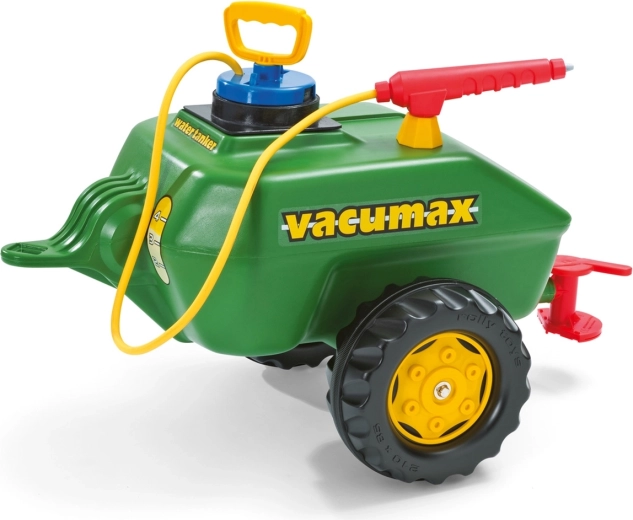 Rolly Toys Vacumax zöld tartálykocsi szivattyúval és permetezővel