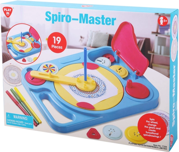 Spiro Master a Playgo-tól – kreatív spirálrajzoló készlet