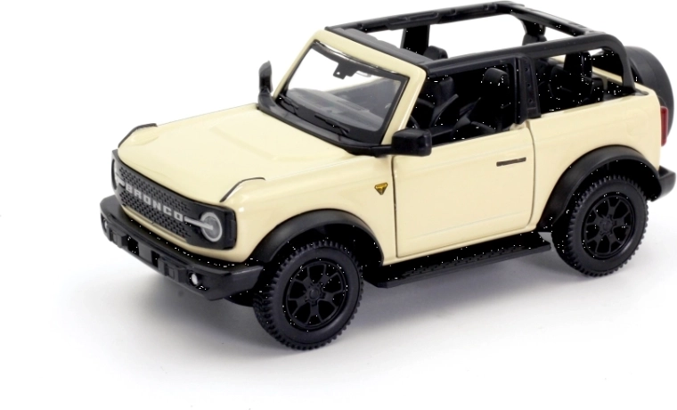 Fém autómodell Ford Bronco Badlands 2023 levehető tetővel 1:32/39