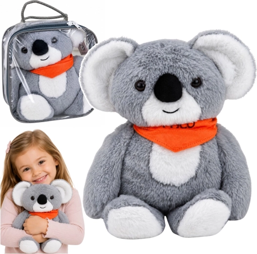 Terápiás súlyozott plüss koala 1,3 kg (35 cm) szürke