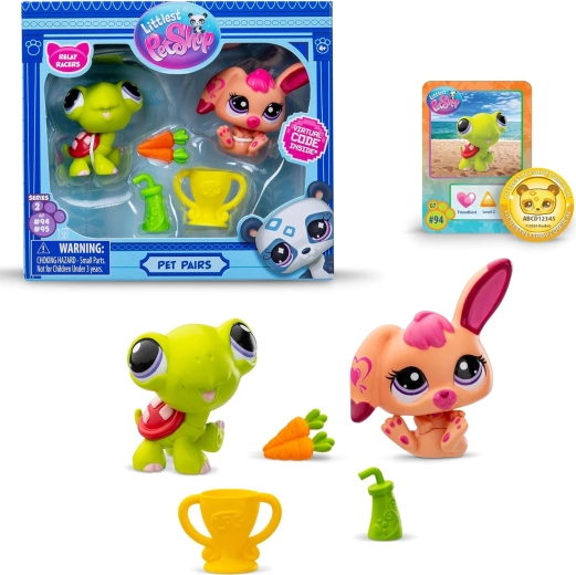 Hasbro Littlest Pet Shop Pet Relay Racers állatváltóversenyzők figura- és kiegészítő szett