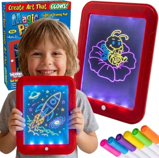WOOPIE világító rajztábla neon színekkel