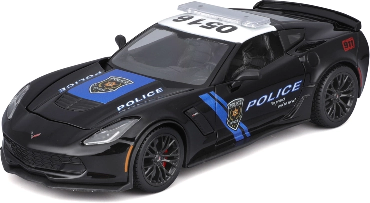 Maisto Design Authority rendőrségi modell 2015 Corvette Z06 1:24 - 1 db
