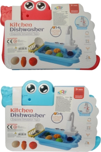 Gyerekkonyhai mosogató edénykészlettel