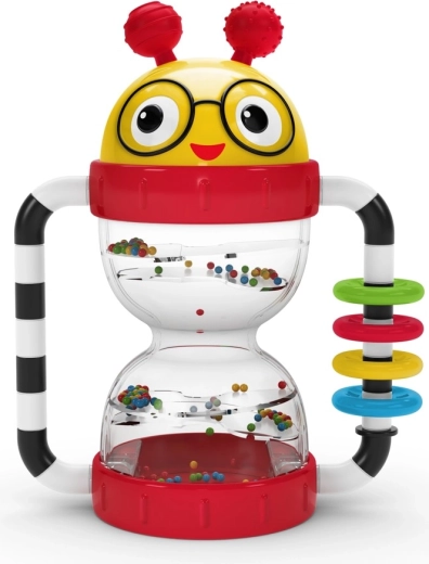 Baby Einstein Cal’s Sensory Shake‑Up csörgő babáknak 3 hónapos kortól