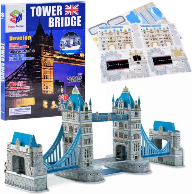 3D Puzzle TOWER BRIDGE 41 darabbal