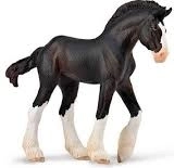 Collecta Clydesdale csikó – fekete