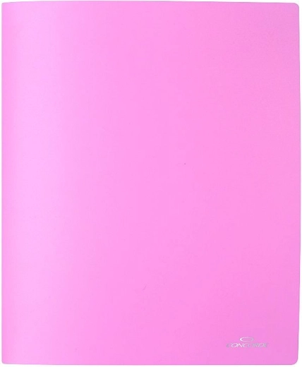 CONCORDE A4, 4 gyűrűs, pasztell rózsaszín iratrendező