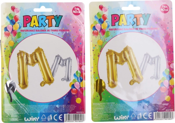 Felfújható lufi – M betű