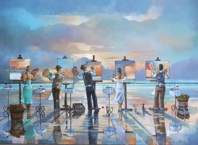 Puzzle ANATOLIAN Vihar festése – 1000 darab