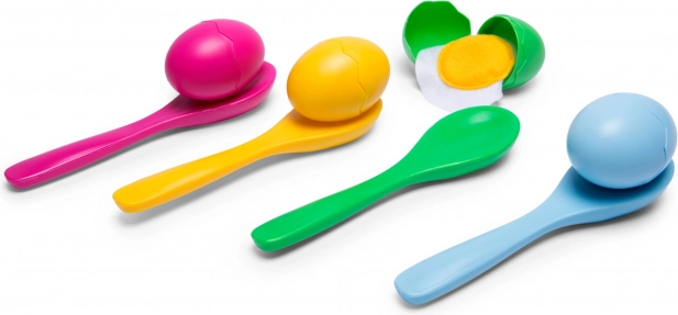 Tojásfutó staféta – kanalas játék gyerekeknek