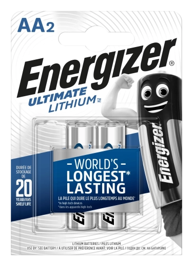 Energizer Ultimate Lithium AA ceruzaelemek 1,5 V – 2 db