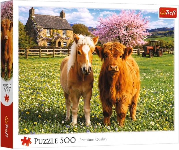 Barátok a farmon puzzle 500 darab