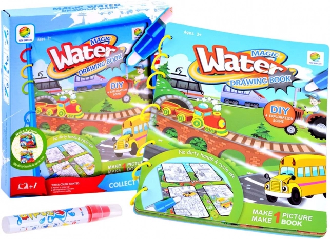 Varázslatos vizes festő könyv gyerekeknek – A