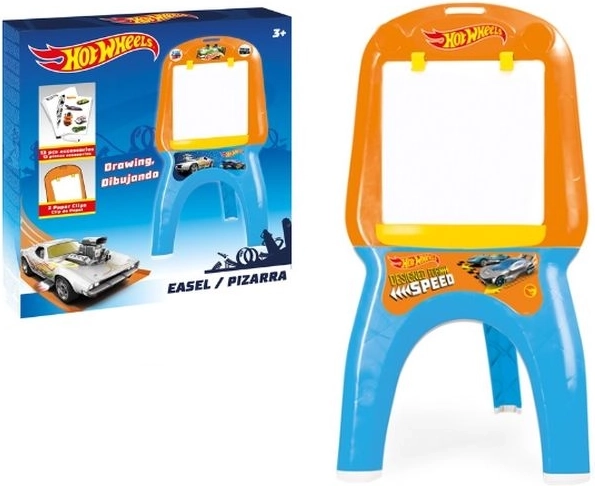 Dolu Hot Wheels állványos gyermek írótábla rajzoláshoz és íráshoz