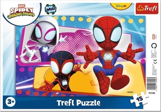 Keretes puzzle Spidey – Pókcsapat (15 darab)