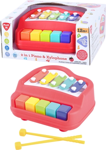 Playgo zongora és xilofon 2 az 1-ben