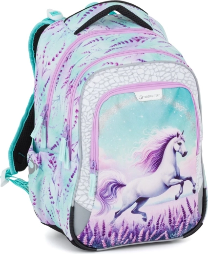 Bagmaster lumi iskolatáska ló mintával