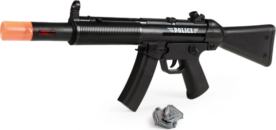 Rendőrségi géppisztoly hanggal és fénnyel, 53 cm