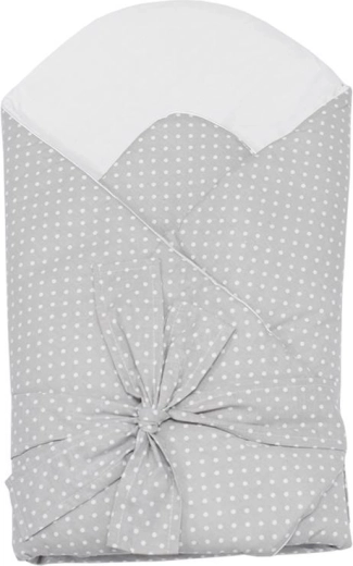 Kókuszbetétes pólya, szürke pöttyös