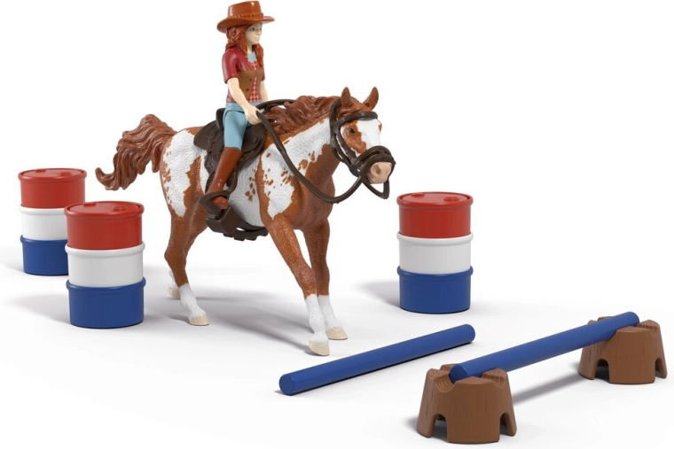 Schleich Horse Club Hannah lovával és akadályokkal – western kaland