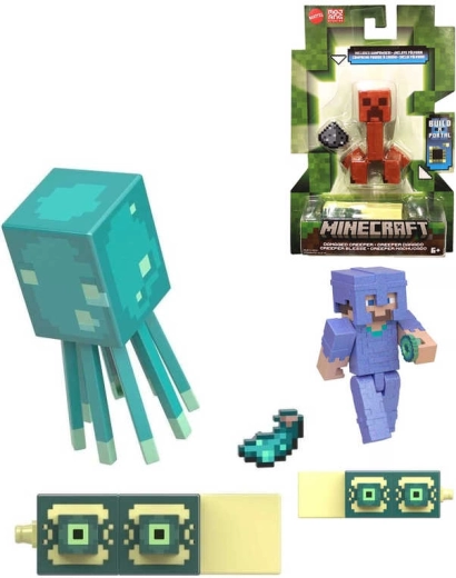 Minecraft csuklós figura 8 cm kiegészítővel (különböző típusok) - 1 db
