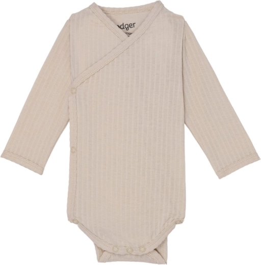 Lodger légáteresztő, hosszú ujjú body Seersucker Birch 62
