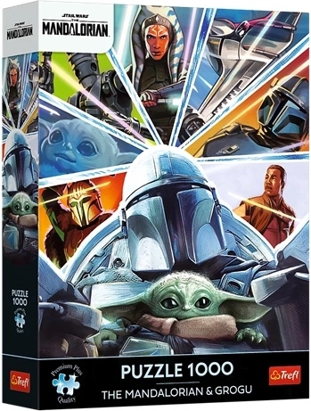 Puzzle Premium Plus 1000 darabos The Mandalorian: Együtt az ösvényen