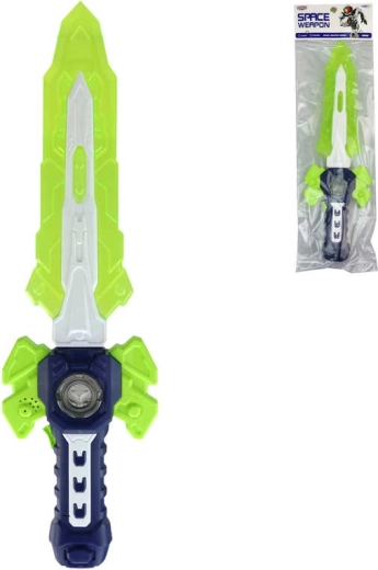 Gyerek világító kard hanggal 49 cm - 1 darab