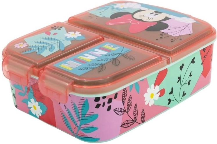 Minnie Mouse uzsonnás doboz rekeszekkel – 1 db