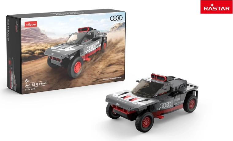 Audi RS Q e-tron 1:30 szürke Rastar autóépítő készlet - 1 db