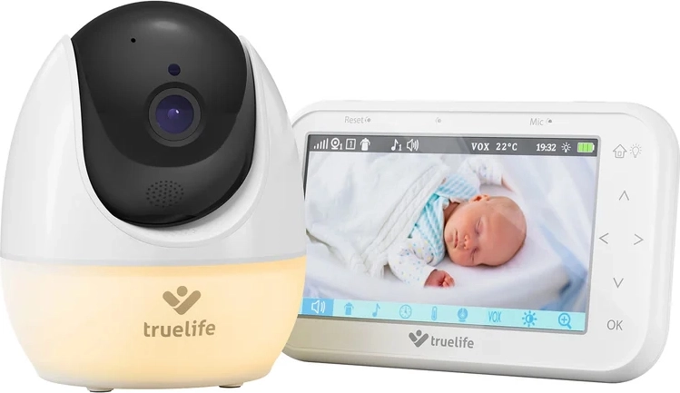 TRUELIFE NannyCam R4 Pro bébiőr forgatható kamerával és 4,3" IPS kijelzővel