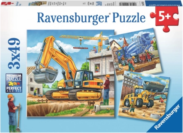 Ravensburger nagy építőgépek puzzle
