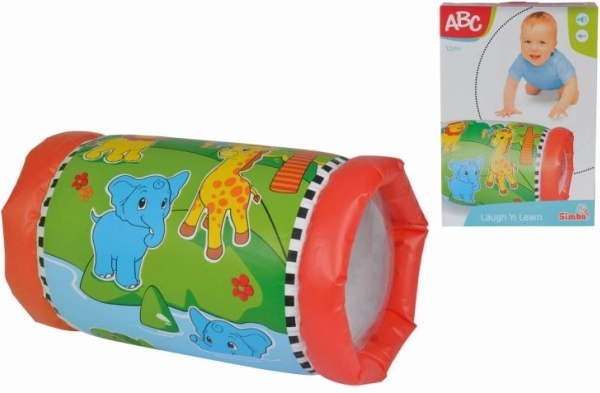 Felfújható henger mászást segítő állatkákkal