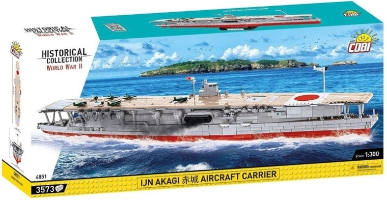 Cobi IJN Akagi repülőgép-hordozó 1:300 (3573 darab)
