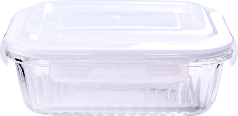 640 ml-es boroszilikát üveg ételtároló doboz