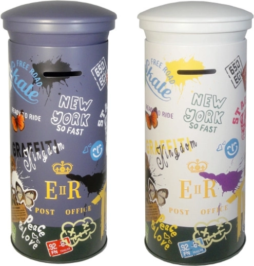 Postaládika alakú persely