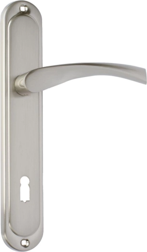 ATENA ajtókilincs zárbetéttel 90 mm, matt nikkel