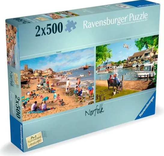 Ravensburger puzzle Picturesque Landscapes 2. sz.: Norfolk 2×500 darab