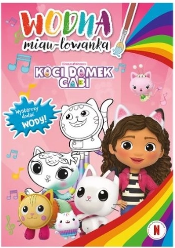 Gabi varázslatos háza – vizes nyávogós színező