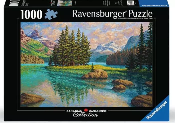 Ravensburger puzzle Canadian Collection: A Maligne folyó szelleme 1000 darab