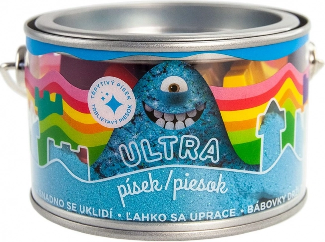 Ultra homok csillámmal 200 g – kék