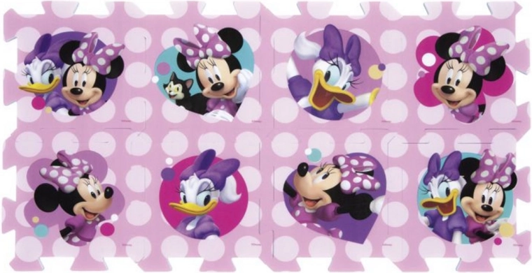Minnie Mouse habszivacs puzzle szőnyeg 118,5 × 61,5 cm