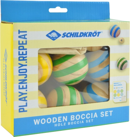 Schildkröt boccia fa készlet