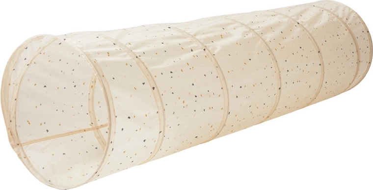 3 Sprouts gyerek alagút recycled terrazzo beige - 1 db