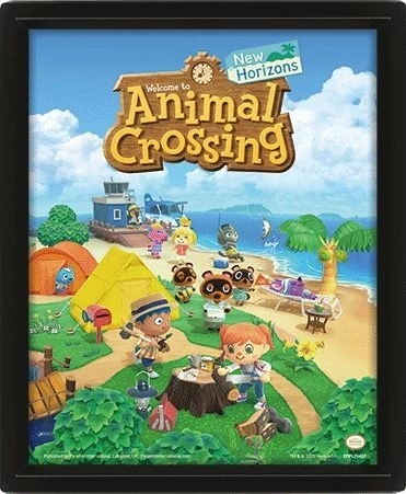 3D kép Animal Crossing lentikuláris nyomtatással
