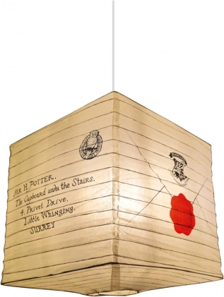 Papír lámpaernyő Harry Potter – levél