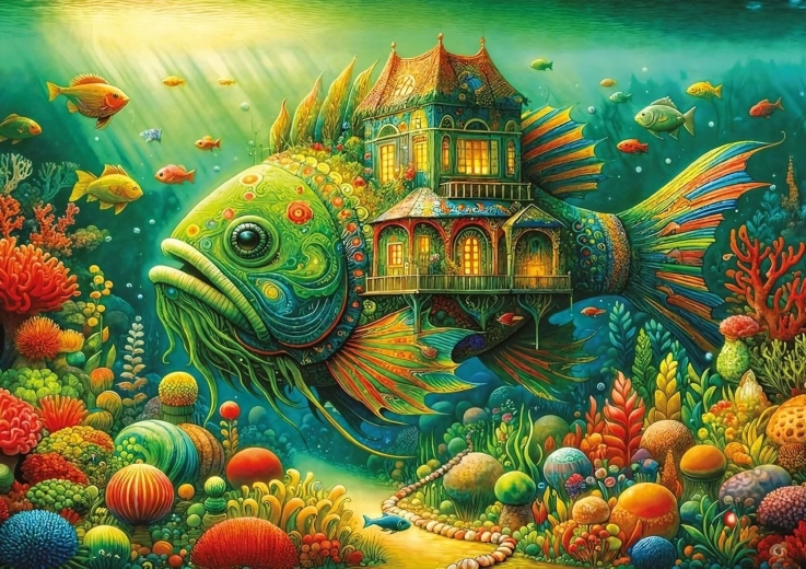 Puzzle Halház 1000 darab