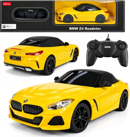 RC autó BMW Z4 Roadster 1:18 sárga